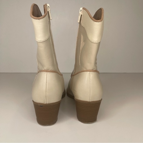 Universal Thread Ivory Shana Mid Calf Western Boot 6.5 - Picture 9 of 15